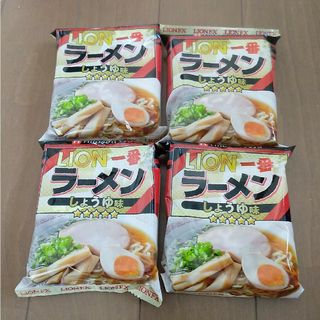 インスタントラーメン 4食分(しょうゆ) ヒロセ通商(インスタント食品)