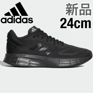 adidas - adidas ２２ｃｍ 靴 シューズ タウン スポーツ シンプル 黒 ジョギング