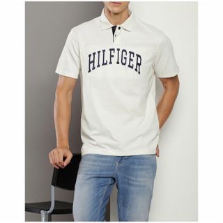 トミーヒルフィガー(TOMMY HILFIGER)の送料無料 新品 TOMMY HILFIGER Varsity Logo Polo(ポロシャツ)