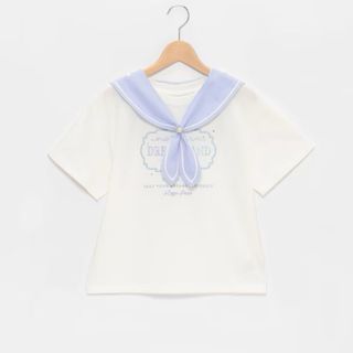 メゾピアノジュニア(mezzo piano junior)のメゾピアノ新品新作タグ付き3WAYセーラーTシャツ160(Tシャツ/カットソー)