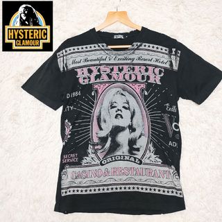 HYSTERIC GLAMOUR - 希少デザイン　入手困難　ヒステリックグラマー　ヒスガール　プリントT　黒　M