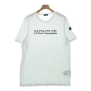 MONCLER - MONCLER モンクレール Tシャツ・カットソー L 白 【古着】【中古】