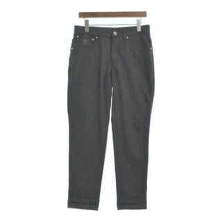 ブルネロクチネリ(BRUNELLO CUCINELLI)のBRUNELLO CUCINELLI デニムパンツ 46(M位) グレー 【古着】【中古】(デニム/ジーンズ)