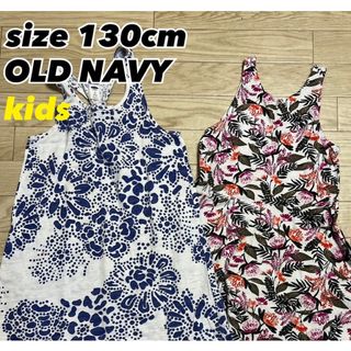 オールドネイビー(Old Navy)のキッズ　ワンピース　130(ワンピース)