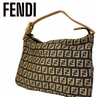 フェンディ(FENDI)のFENDI フェンディ ハンドバッグ ポーチ ズッカ柄 ズッキーノ 8N0005(ハンドバッグ)