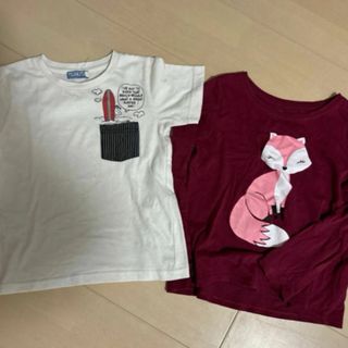 キッズ　長袖Tシャツ 半袖Tシャツ　120(Tシャツ/カットソー)