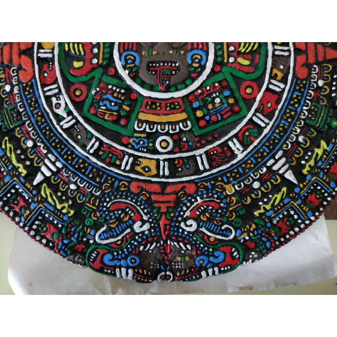 メキシコ アステカ 太陽の石 暦 アステカカレンダー かわいい メキシコ アステカ 太陽の石 暦 アステカカレンダー かわいい