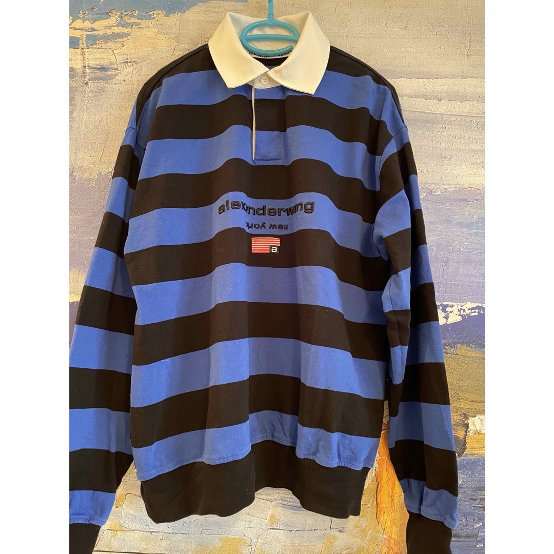 Alexander Wang - ※【美品】AlexanderWang_ブルーボーダーラガー Alexander Wang - ※【美品】AlexanderWang_ブルーボーダーラガー