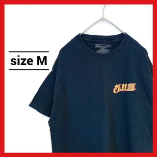 90s 古着 ノーブランド Tシャツ ブラックT トップス M (Tシャツ/カットソー(半袖/袖なし))