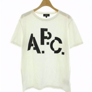 アーペーセー(A.P.C)のA.P.C. Tシャツ カットソー ロゴ プリント クルーネック 半袖 S (Tシャツ(半袖/袖なし))