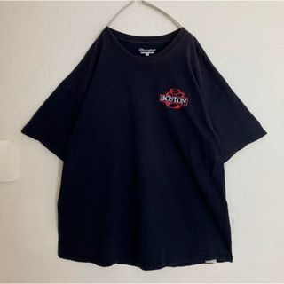 Champion - チャンピオン企業ビッグロゴTシャツオーバーサイズオールドデザイン半袖tシャツ紺