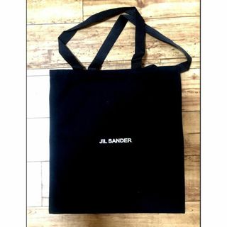 Jil Sander - JIL SANDER ジルサンダー トートバッグ キャンバス 黒 新品 未使用