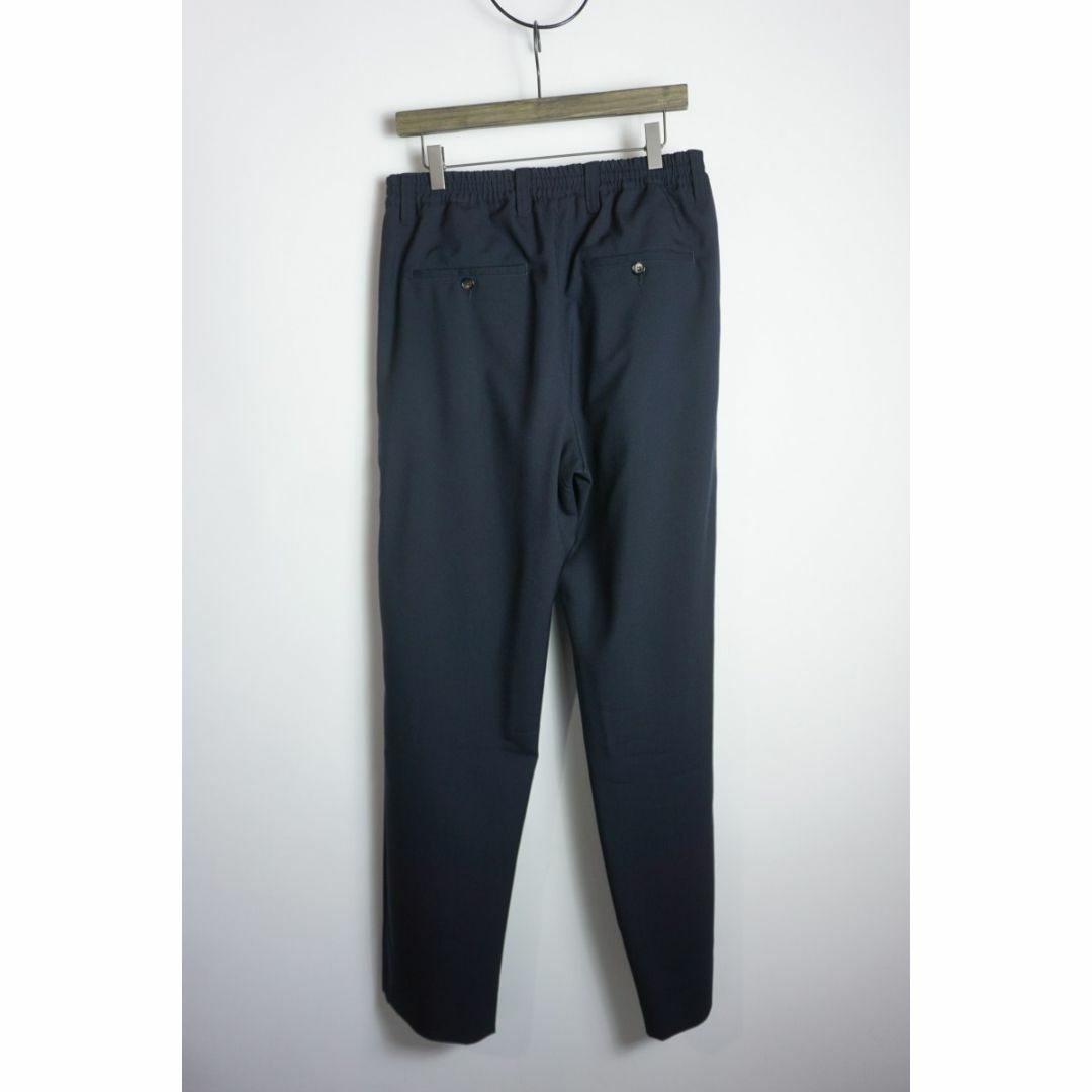 美品21SS MARNI トロピカル ウール パンツ スラックス 紺517O▲ 美品21SS MARNI トロピカル ウール パンツ スラックス 紺517O▲