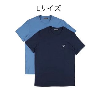 エンポリオアルマーニ(Emporio Armani)の新品 エンポリオアルマーニ Tシャツ Lサイズ ２枚セット カットソー 送料無料(Tシャツ/カットソー(半袖/袖なし))