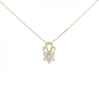 K18YG ダイヤモンド ネックレス 0.30CT(ネックレス)