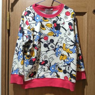 ディズニー(Disney)のディズニー　ミニーマウスのトレーナー　サイズ120　(531)(Tシャツ/カットソー)