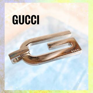 グッチ(Gucci)のGUCCI  Gロゴ  重厚 ペンダント トップ チャーム シルバー 925(ネックレス)