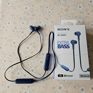 ソニー(SONY)のSONY ワイヤレス イヤホン WI-XB400　(L)(ヘッドフォン/イヤフォン)