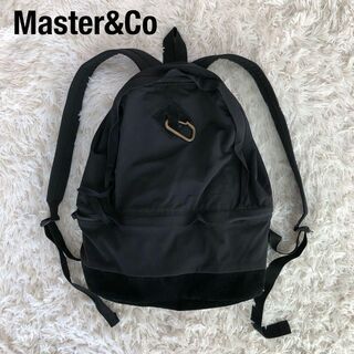マスターアンドコー(MASTER&Co.)のMaster&Co.カラビナ付きリュックバックパックブラック黒マスターアンドコー(リュック/バックパック)