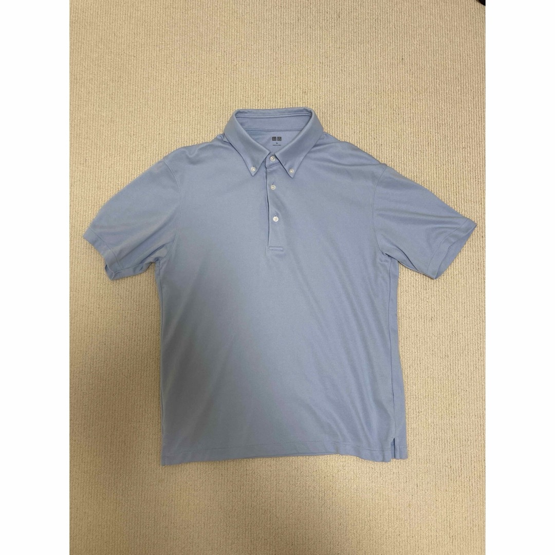 UNIQLO(ユニクロ)のエアリズム　カノコポロシャツ　Mサイズ メンズのトップス(ポロシャツ)の商品写真