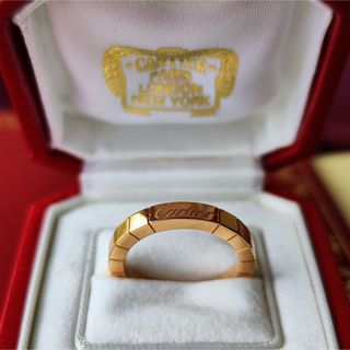 カルティエ(Cartier)の【Cartier  廃盤】カルティエ  ラニエール リング 18金PG 9号(リング(指輪))