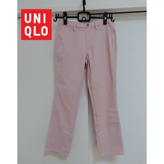 ユニクロ(UNIQLO)のUNIQLO　ユニクロ　クロップドレギンスパンツ　レギンス　パンツ　ピンク(カジュアルパンツ)