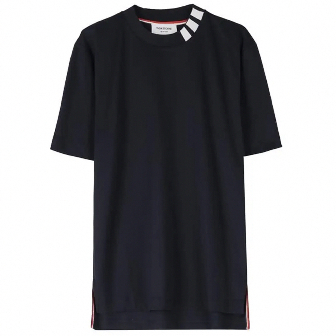 THOM BROWNE - 新品未使用!トムブラウン ネックストライプ THOM BROWNE - 新品未使用!トムブラウン ネックストライプ