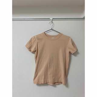 ユニクロ(UNIQLO)のユニクロ クルーネックT ピンク M(Tシャツ(半袖/袖なし))