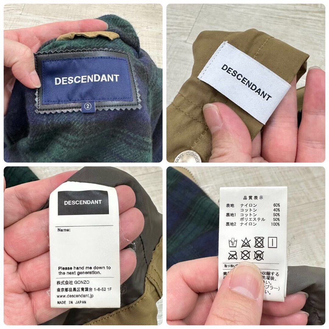 DESCENDANT - 20aw ディセンダント フィールド ジャケット DESCENDANT - 20aw ディセンダント フィールド ジャケット