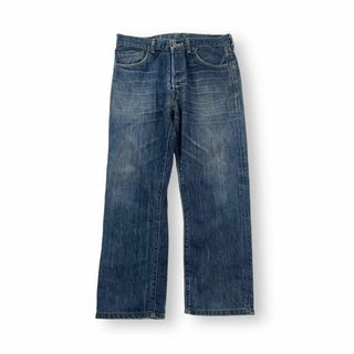 リーバイス(Levi's)のリーバイス 501 デニム 古着 ヒゲ W33 L34 ストレート 縦落ち(デニム/ジーンズ)