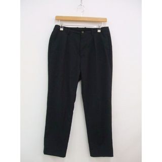 POLYPLOID タックパンツ 04-C-04 TUCK SUIT PANTS C サイズ1 ブラック メンズ ポリプロイド【中古】1-0411M♪(その他)