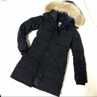 カナダグース(CANADA GOOSE)の【ファー付き最終モデル】カナダグース　マッケンジー　Mサイズ　ブラック(ダウンジャケット)