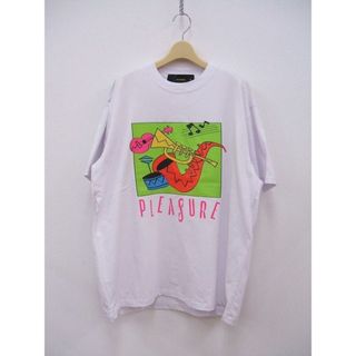 PLEASURES SOUND TEE サイズM 半袖Ｔシャツ ホワイト メンズ プレジャーズ【中古】1-0419S∞(Tシャツ/カットソー(半袖/袖なし))