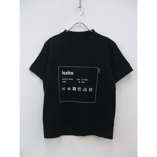 kudos 19SS/CARE-TAG T-SHIRT サイズ1 半袖Ｔシャツ ブラック メンズ クードス【中古】1-0405S∞(Tシャツ/カットソー(半袖/袖なし))