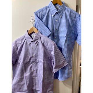 Brooks Brothers - ブルックスブラザーズ●ノンアイロン半袖ドレスシャツ2点セット　15 1/2サイズ
