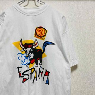 ヴィンテージ(VINTAGE)の一点物 90年代ビンテージ　ESPANA アート　Tシャツ(Tシャツ/カットソー(半袖/袖なし))