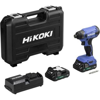新品■HiKOKI(ハイコーキ) 18V コードレスインパクトドライバ 充電式 フルセット (新バッテリー2個・充電器・ケース付) FWH18DA(2BG) DIY 日立 電動工具 穴あけ 締め付け パワフル