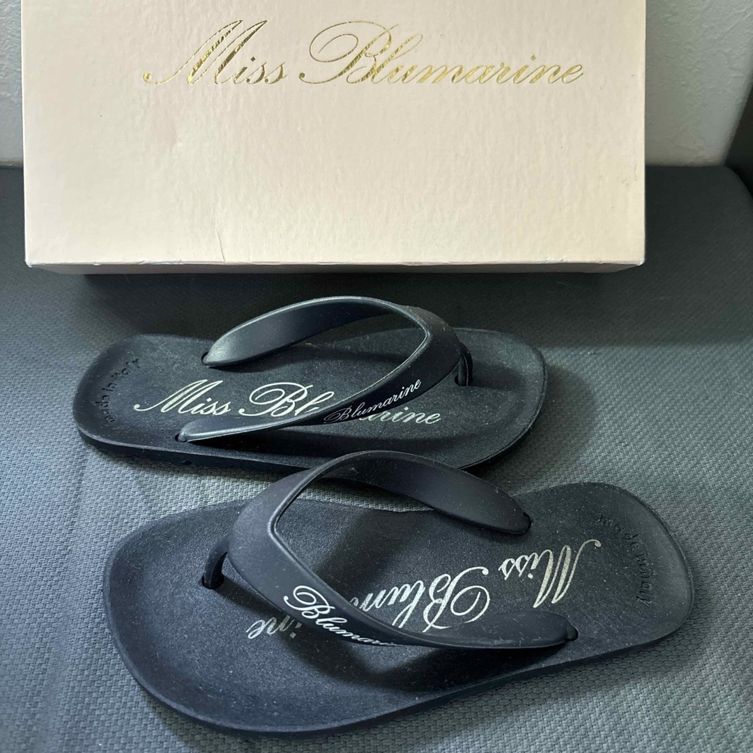 PETIT BATEAU(プチバトー)のMiss Blumarine ミスブルマリン　ビーチサンダル　サンダル　海　夏 キッズ/ベビー/マタニティのキッズ靴/シューズ(15cm~)(サンダル)の商品写真