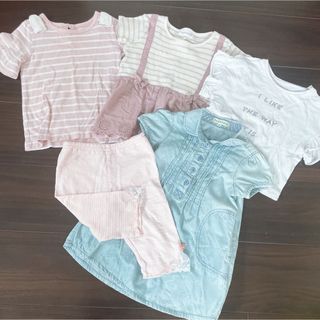 3can4on - 女の子服セット　90 95 ５点セット　半袖　レギンス