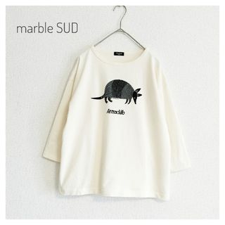 marble SUD マーブルシュッド アルマジロ プリント カットソー 七分丈(カットソー(長袖/七分))