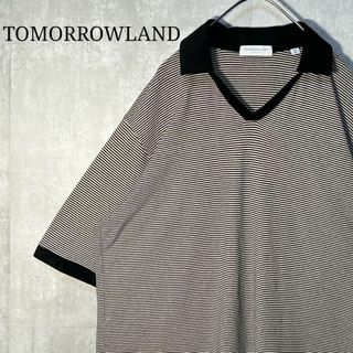 TOMORROWLAND - TOMORROWLAND トゥモローランド スキッパー ボーダー シャツ 日本製