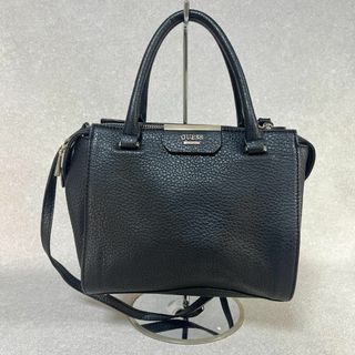 GUESS - ゲス ハンドバッグ ボストンバッグ ショルダーバッグ ロゴ ブラック 黒