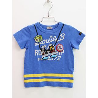 ダブルビー(DOUBLE.B)の【夏物 新入荷!】♪ミキハウスダブルB/MIKIHOUSE DOUBLE.B♪100cm 半袖Tシャツ/半袖カットソー 青 Bくん【中古】子供服 キッズ kids 男の子 夏 tops 425042(Tシャツ/カットソー)