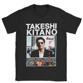 TV&MOVIE - 北野武 Tシャツ XL 黒 ブラック ビートたけし 映画  ソナチネ ムービー