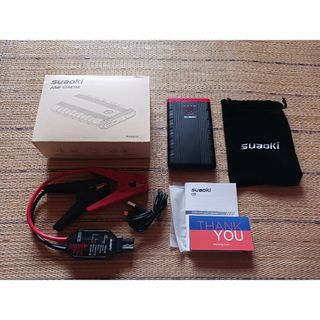 suaoki ジャンプスターター　モデルU3　8000mAh/29.6Wh です