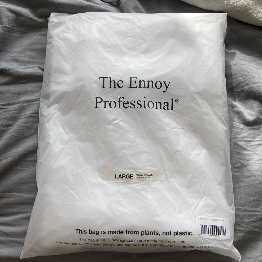 ENNOY 3PACK T-SHIRTS (WHITE) Lサイズ ENNOY 3PACK T-SHIRTS (WHITE) Lサイズ