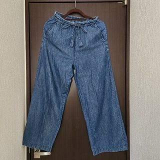 フリークスストア(FREAK'S STORE)のフリークスストア　デニム風パンツ　フリーサイズ(カジュアルパンツ)