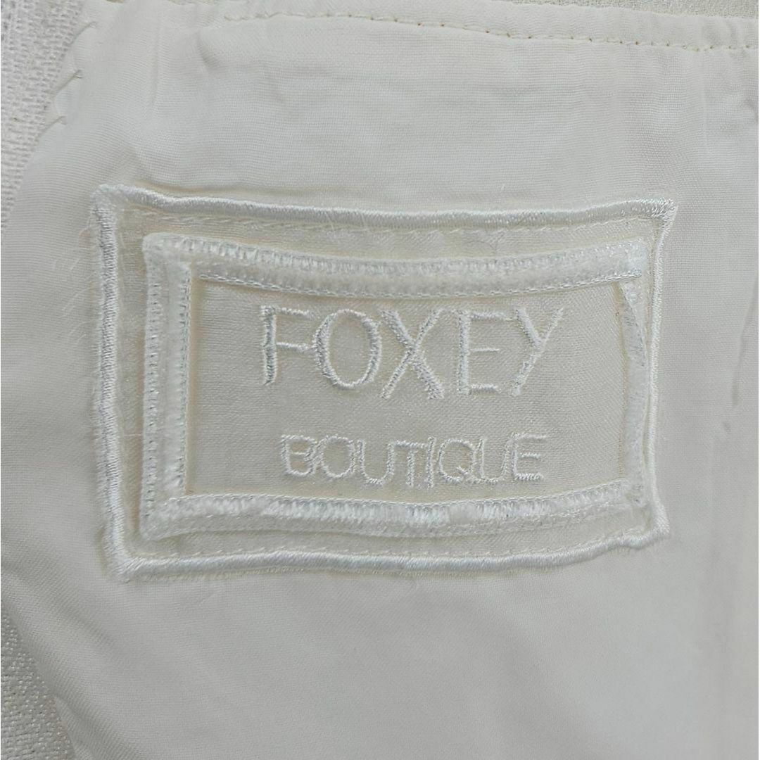 FOXEY - 【新品同様】フォクシー プラチナフラワー ワンピース FOXEY - 【新品同様】フォクシー プラチナフラワー ワンピース