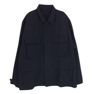 コモリ(COMOLI)のCOMOLI コモリ 21SS T01-01027 ウールギャバジン B.D.U ジャケット  ブラック系 3【美品】【中古】(その他)