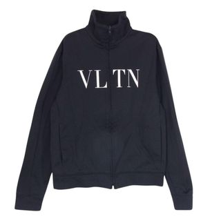 VALENTINO - VALENTINO ヴァレンティノ ロゴ ジャージ トラック ジャケット ブラック系 S【中古】